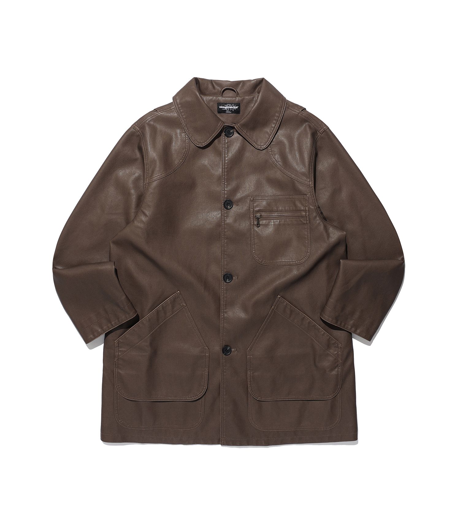 韓国限定！LAFUDGE STORE レザージャケットMUSINSA ムシンサ MUSINSA | LAFUDGESTORE Buffed leather overfit blouson_Black