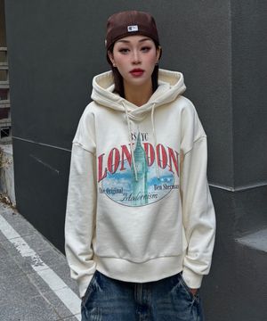 피그먼트 워시드 LONDON 그래픽 후드 BPDTS906F