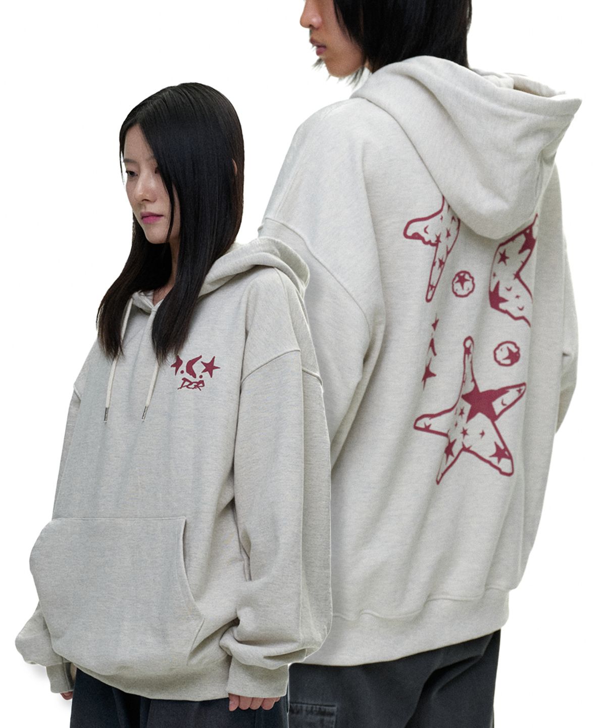 디파이클럽로버스(DEFYCLUBROBBERS) (Heavy Cotton) Dcrstar Hoodie