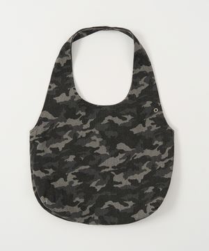 카모 리버시블 호보 백 (BROWN)