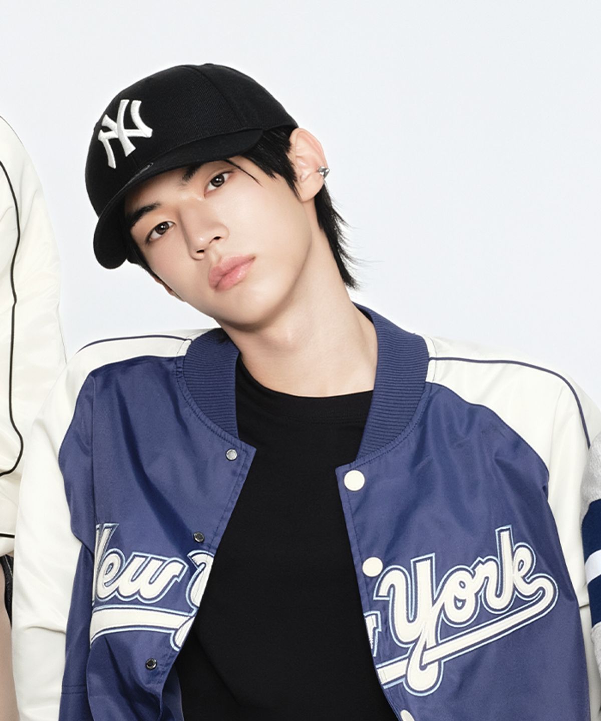 엠엘비(MLB) 시그니처 패치 스트럭쳐 볼캡 NY (Black)
