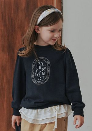 BZ54TS02NV 네이비 라운드 맨투맨 티셔츠