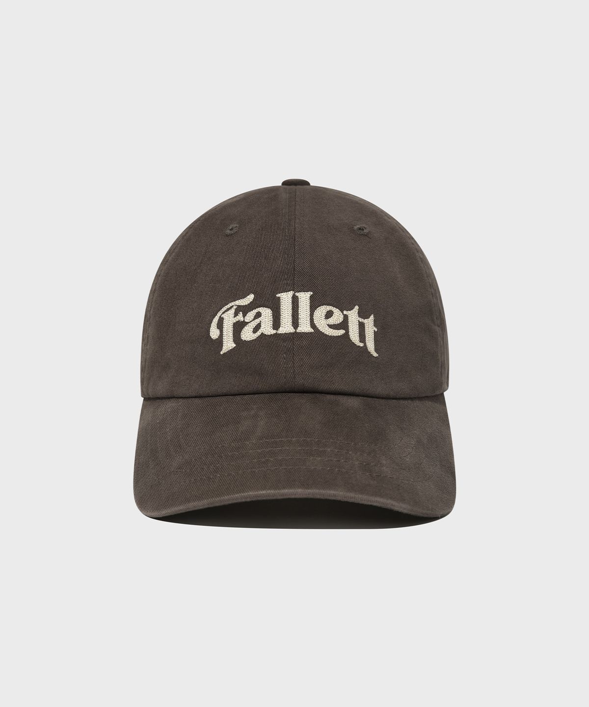 팔렛(FALLETT) 아치 로고 볼캡 브라운
