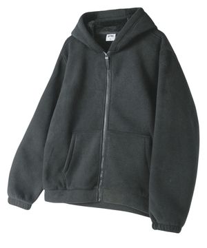 보아 본딩 클라우드 베이직 플리스 후드 집업 (차콜)