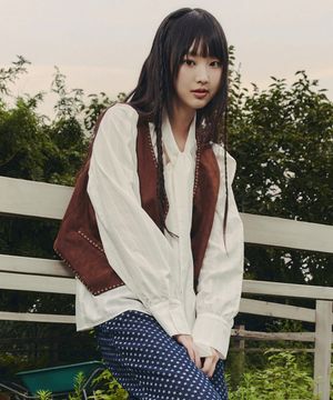 SHIRRING TIE BLOUSE_WHITE