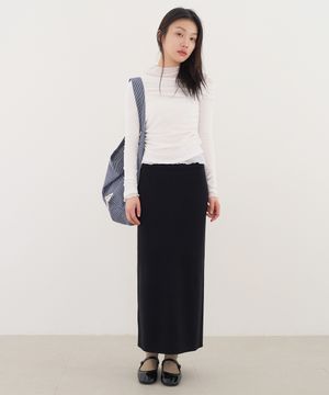 Maxi Knit Skirt (Black)