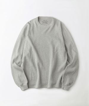 THERMAL LONG SLEEVE TEE_3%MELANGE GRAY