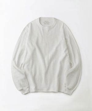THERMAL LONG SLEEVE TEE_OFF WHITE
