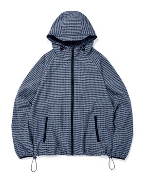 SOFT SHELL CHECKER JACKET (BLUE)