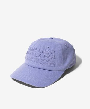 Carry Light Walk Far 피그먼트 볼캡 라이트 퍼플