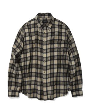 EASY FLOW CHECK SHIRTS (BEIGE)
