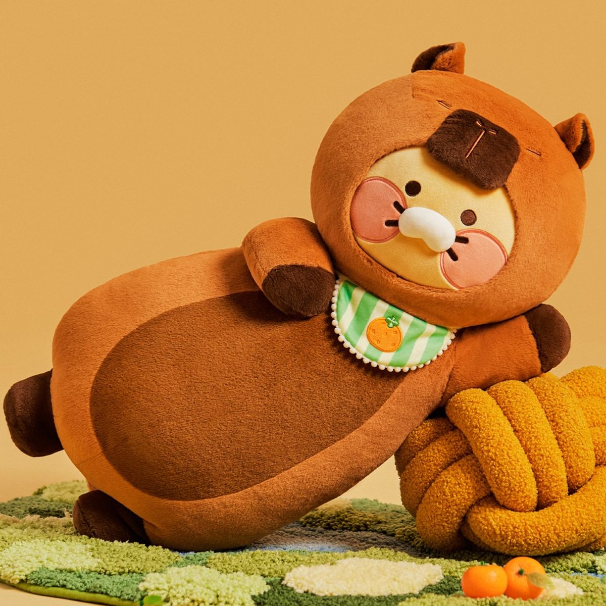 카카오프렌즈(KAKAO FRIENDS) FRIENDZOO 카피바라 바디 필로우_춘식이