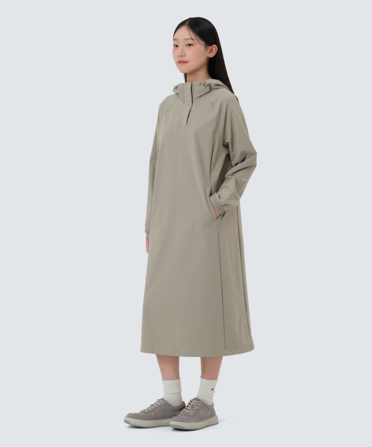 스노우피크 어패럴(SNOWPEAK APPAREL) 라고 여성 원피스 (S25FWTOP35) Khaki Beige