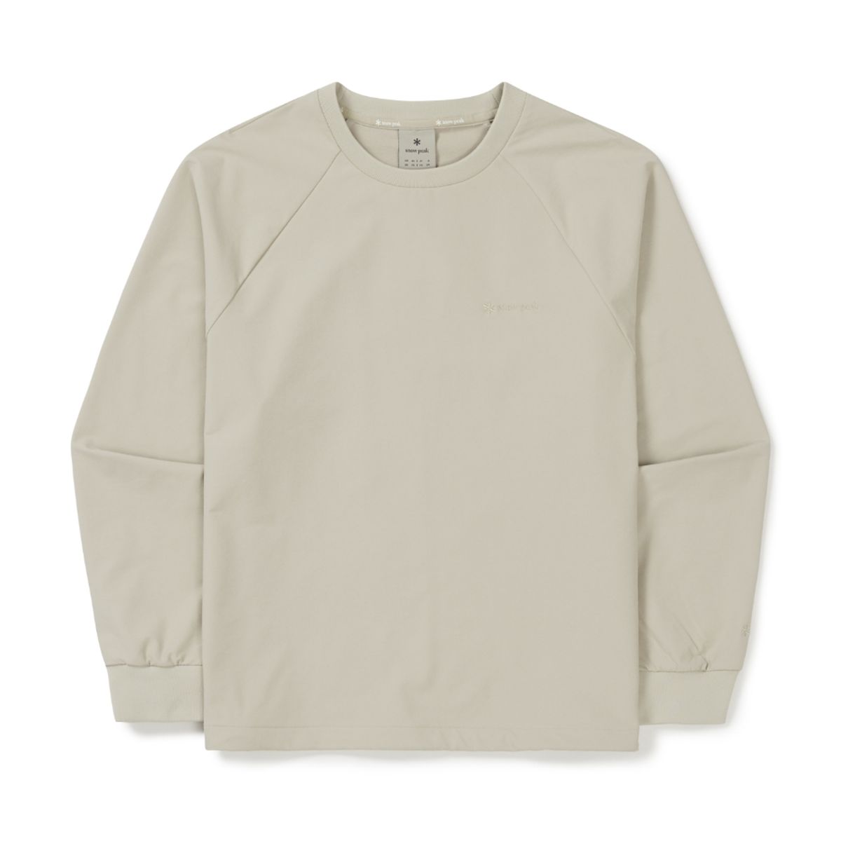 스노우피크 어패럴(SNOWPEAK APPAREL) 라고 여성 맨투맨 (S25FWTHT33) Light Beige