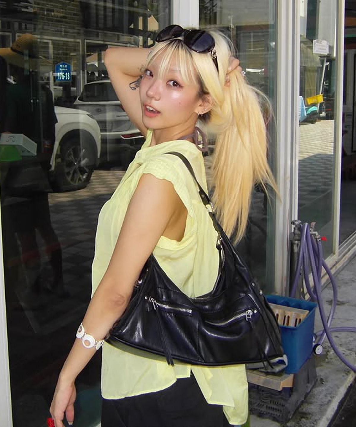 페넥(FENNEC) READY HOBO BAG - BLACK