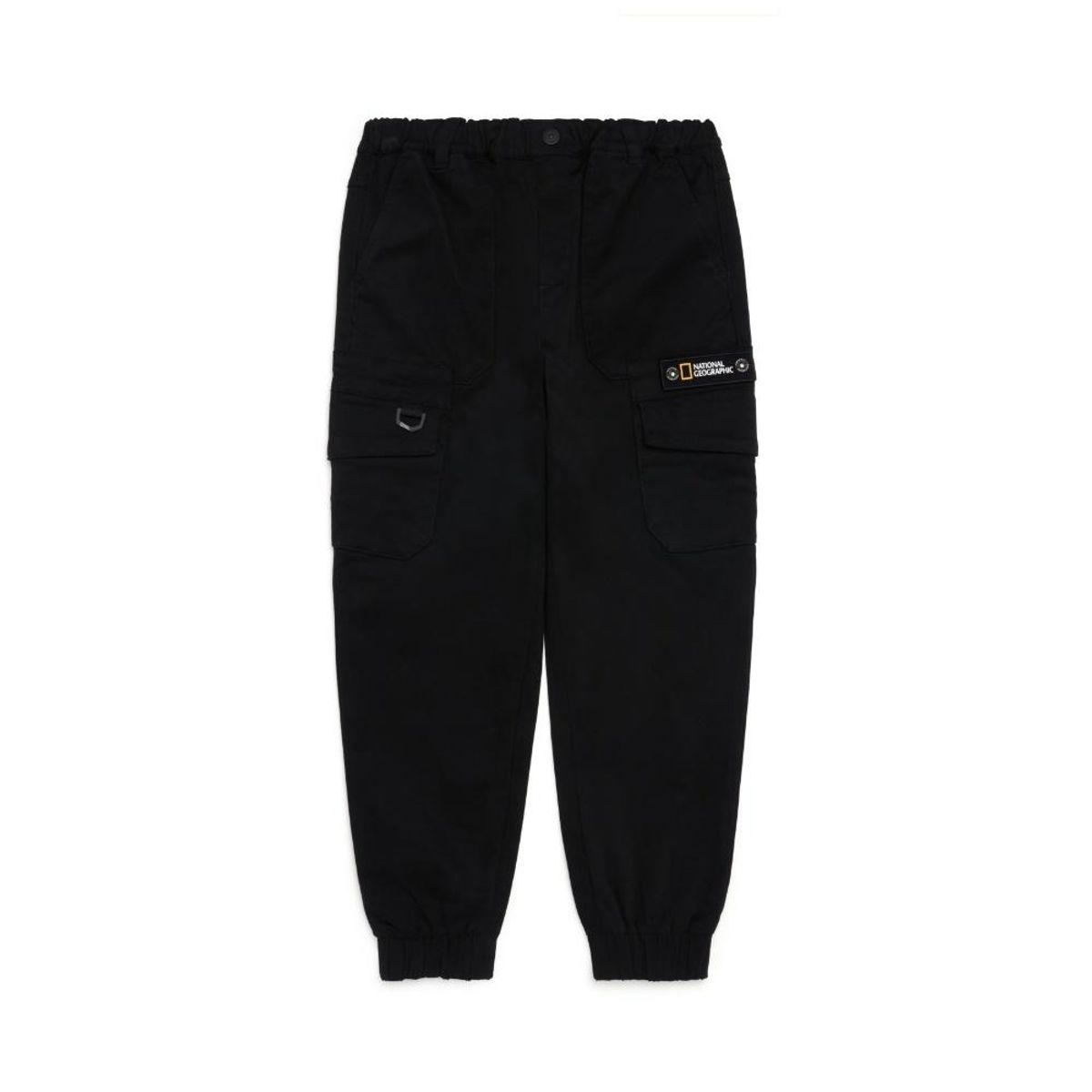 내셔널지오그래픽 키즈(NATIONAL GEOGRAPHIC KIDS) K223UPT120 어드벤처 카고 컴포터블 조거 팬츠 BLACK