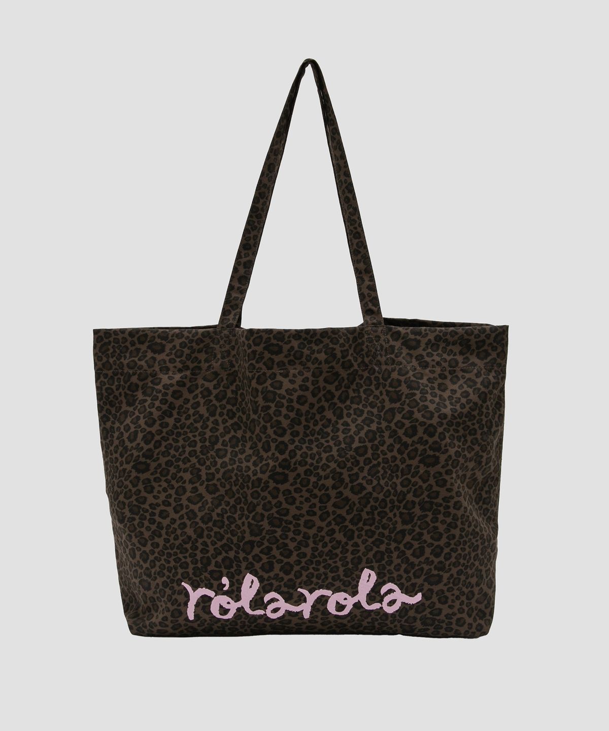 로라로라(ROLAROLA) MAISON DE ROLA LEOPARD SHOULDER BAG BROWN