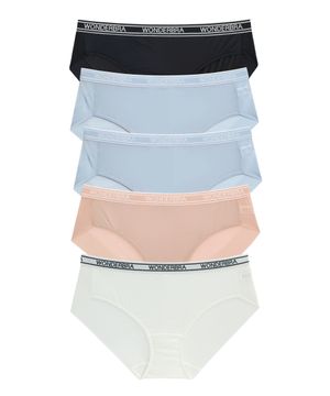 [5PACK] 스포츠 아웃밴드 헴팬티 5매