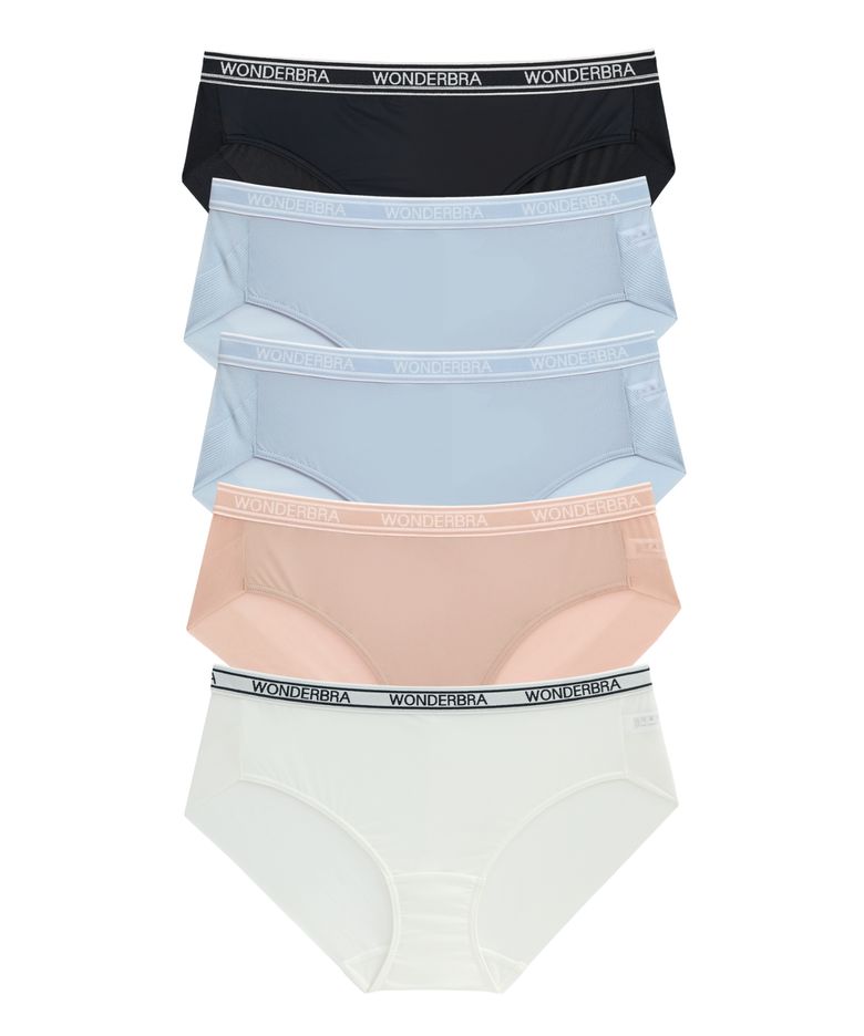 [5PACK] 스포츠 아웃밴드 헴팬티 5매