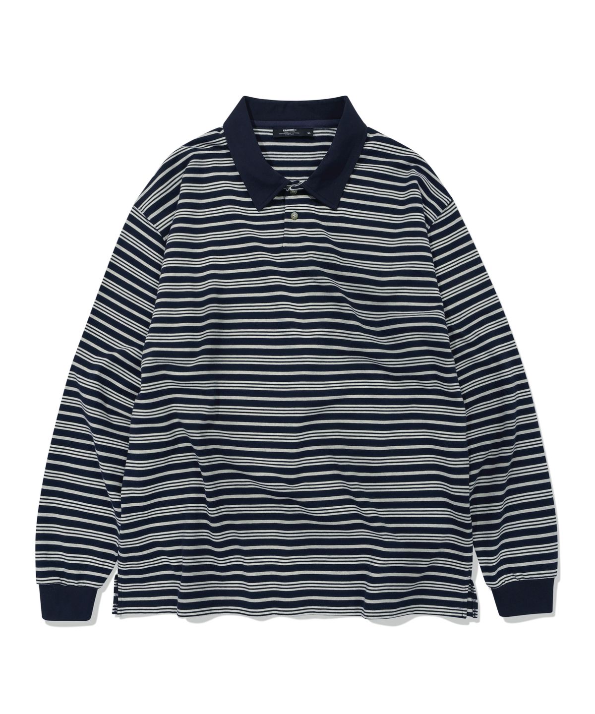 카네이테이(KANEITEI) IVY MULTI-STRIPE LONG SLEEVES (NAVY)