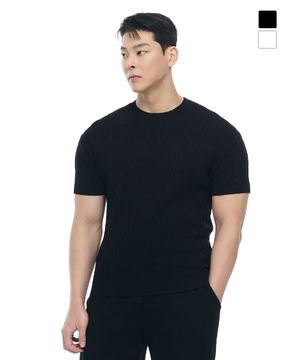 프리미엄 피셔맨 무지 머슬핏 니트_2Color