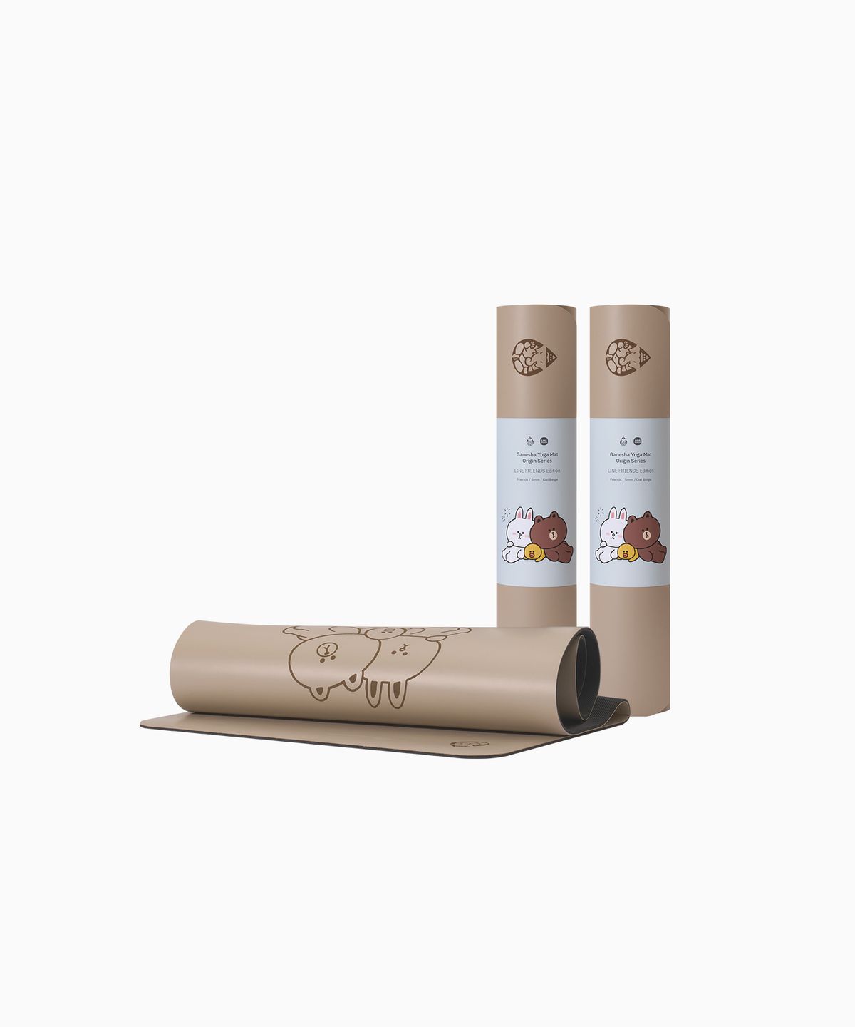 가네샤 요가 프랍스(GANESHA YOGA PROPS) 가네샤 요가매트 라인프렌즈 에디션 프렌즈 6mm