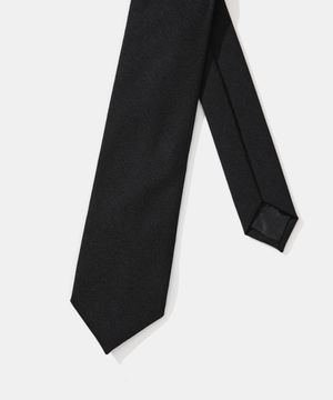 울 슬림 타이 - 블랙