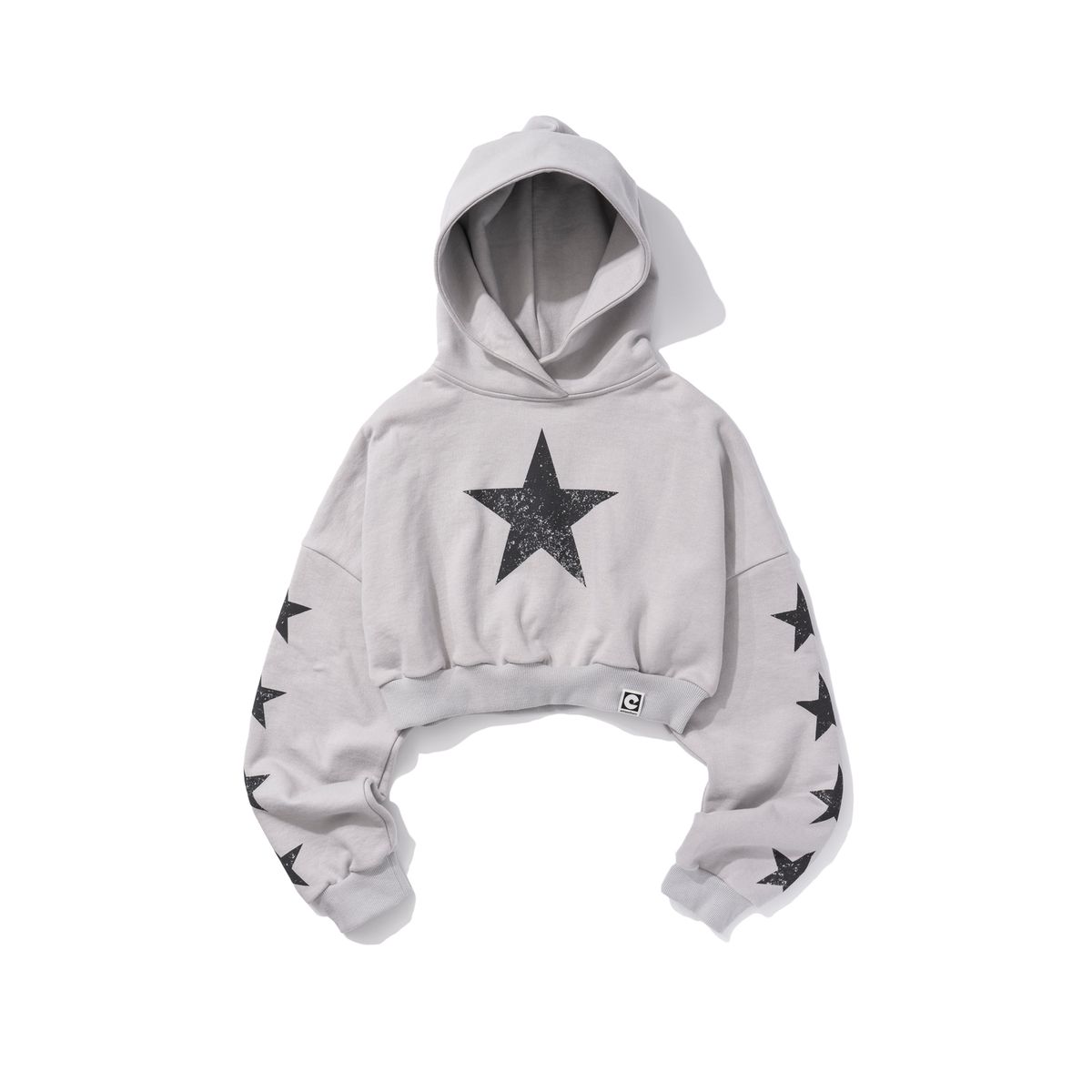 엑스트라오디너리(EXTRAORDINARY) W STARLIGHT CROP HOODIE L/GREY