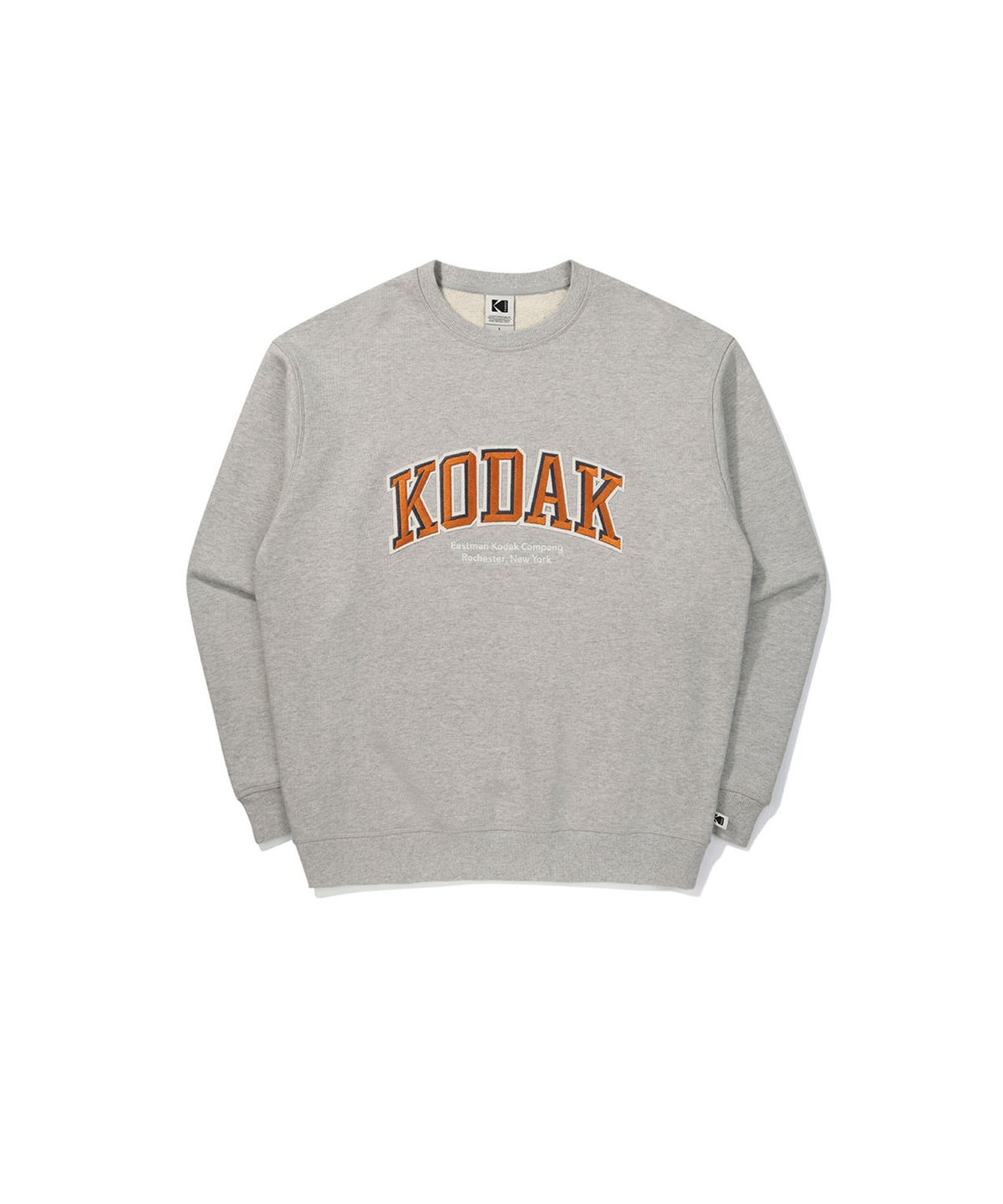 코닥(KODAK) 에버루프 빅로고 맨투맨 MELANGE GREY