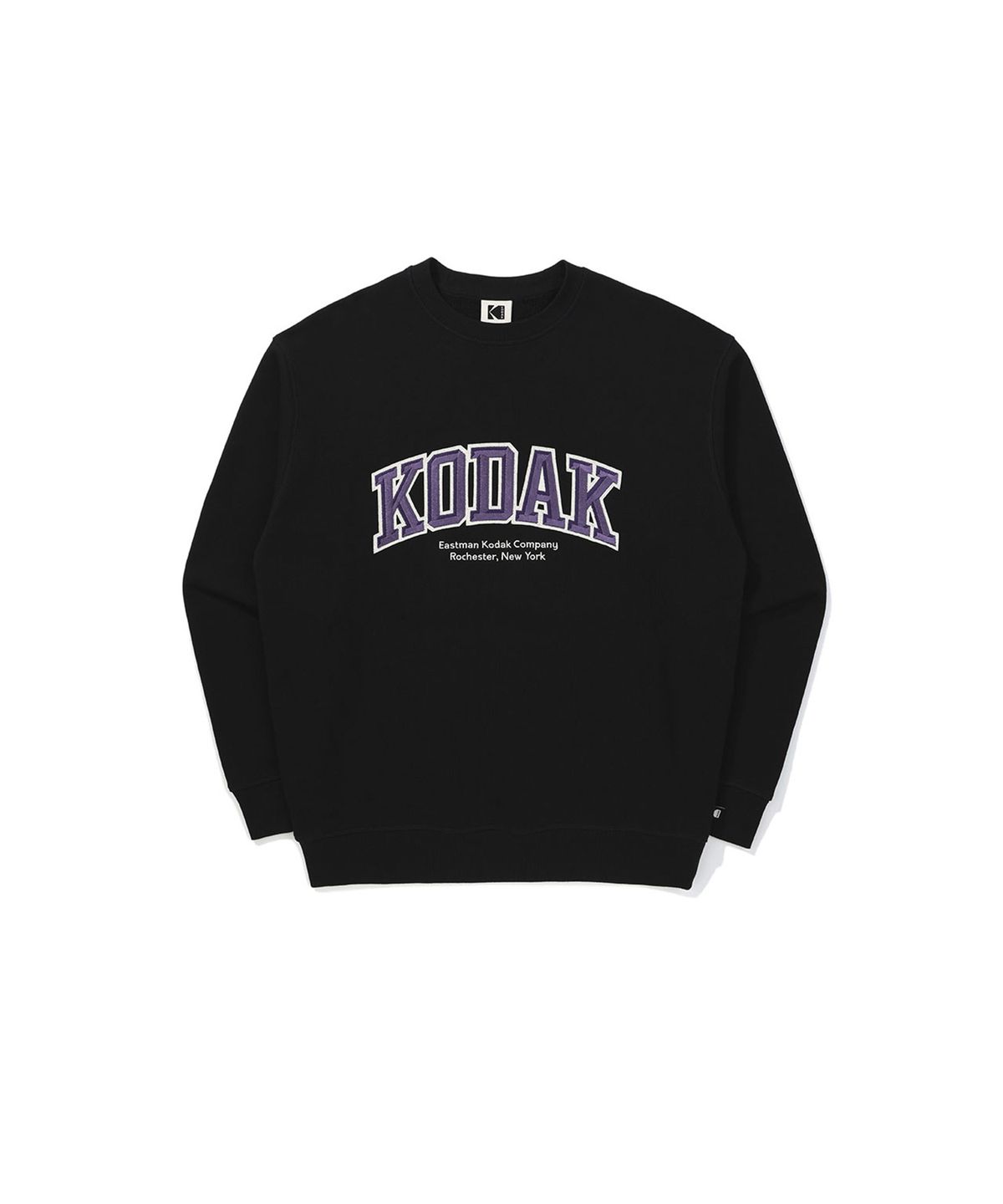 코닥(KODAK) 에버루프 빅로고 맨투맨 BLACK