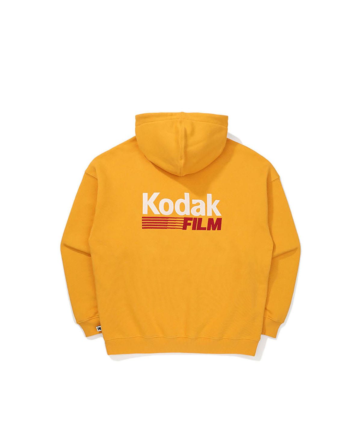 코닥(KODAK) 에버루프 빅로고 후드티셔츠 YELLOW