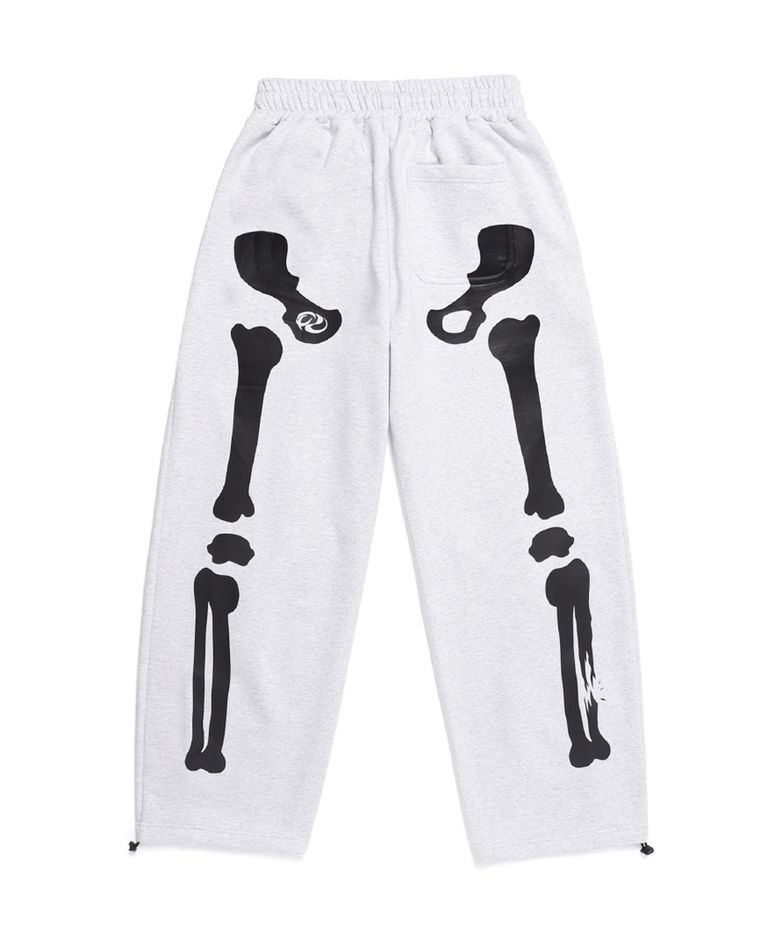 Bone Crash Pants_[White Melange]