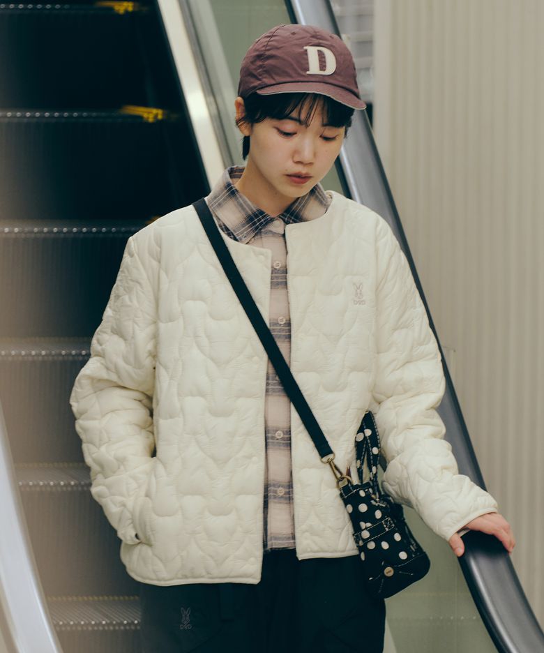 여성) 우사기 패딩 자켓(IVORY)