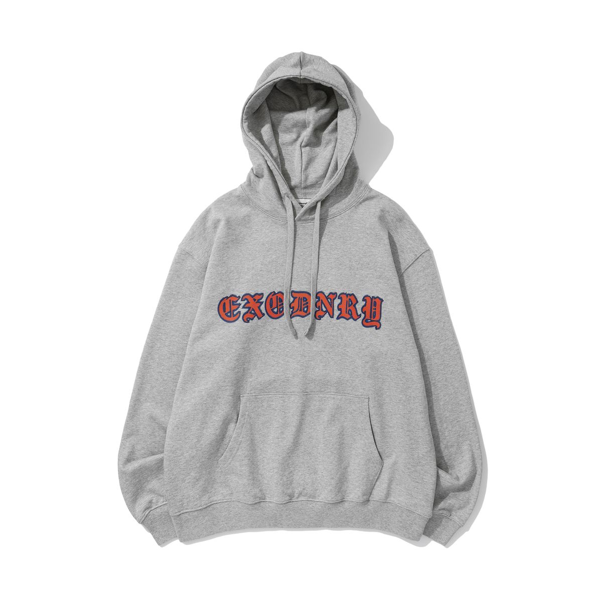엑스트라오디너리(EXTRAORDINARY) BLACKLETTER II HOODIE M/GREY