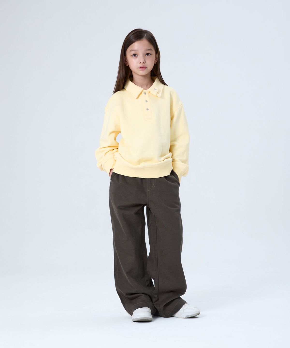 나우(nau) KIDS 소프트 트윌 팬츠 Charcoal Brown