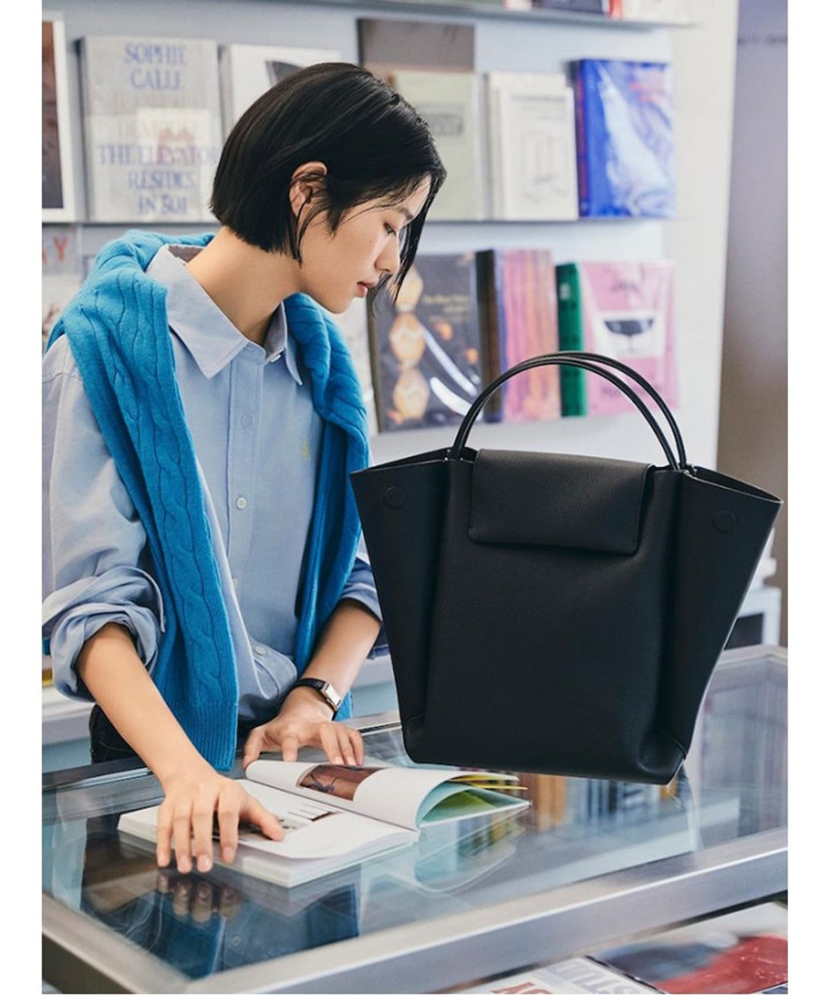 빈폴 액세서리(BEANPOLE ACCESSORY) 베러 라지 투웨이 백  블랙