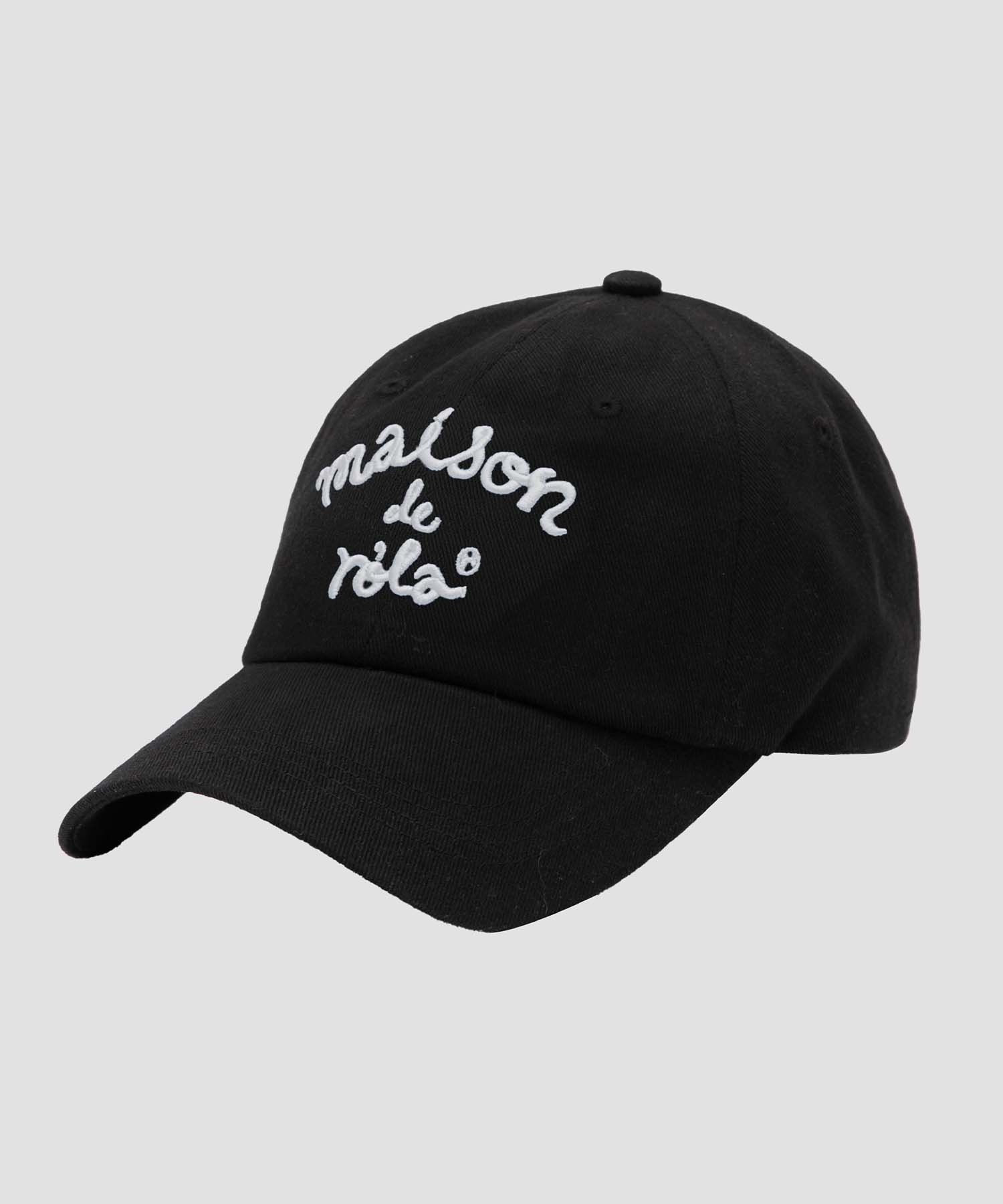 MUSINSA公式 | ROLAROLA MAISON DE ROLA EMBROIDERY CAP BLACK