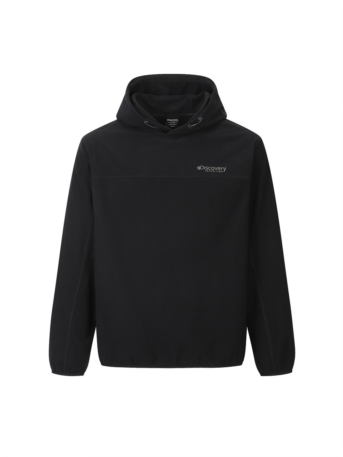 디스커버리 익스페디션(DISCOVERY EXPEDITION) 남성 그리드 플리스 후드티 (BLACK)