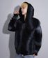 Aurora Eyes Hood Zip-Up_[Black]
