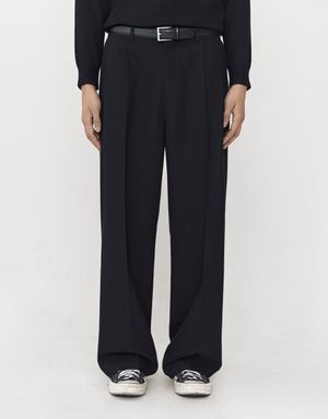 와이드 핀턱 슬랙스 115913 [2color]