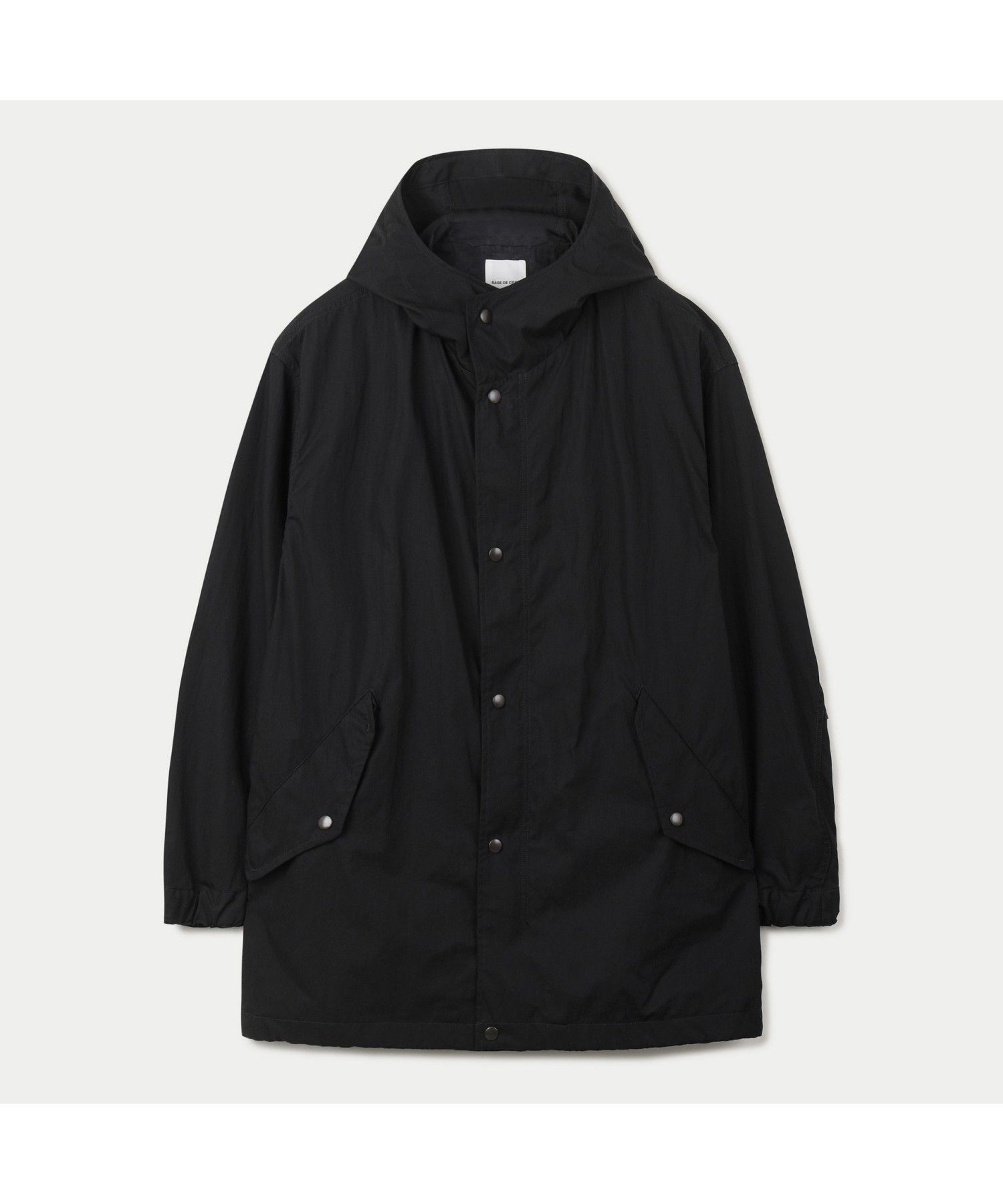 MUSINSA | SERIES Cotton twill typewriter parka SVCAW25501BKX