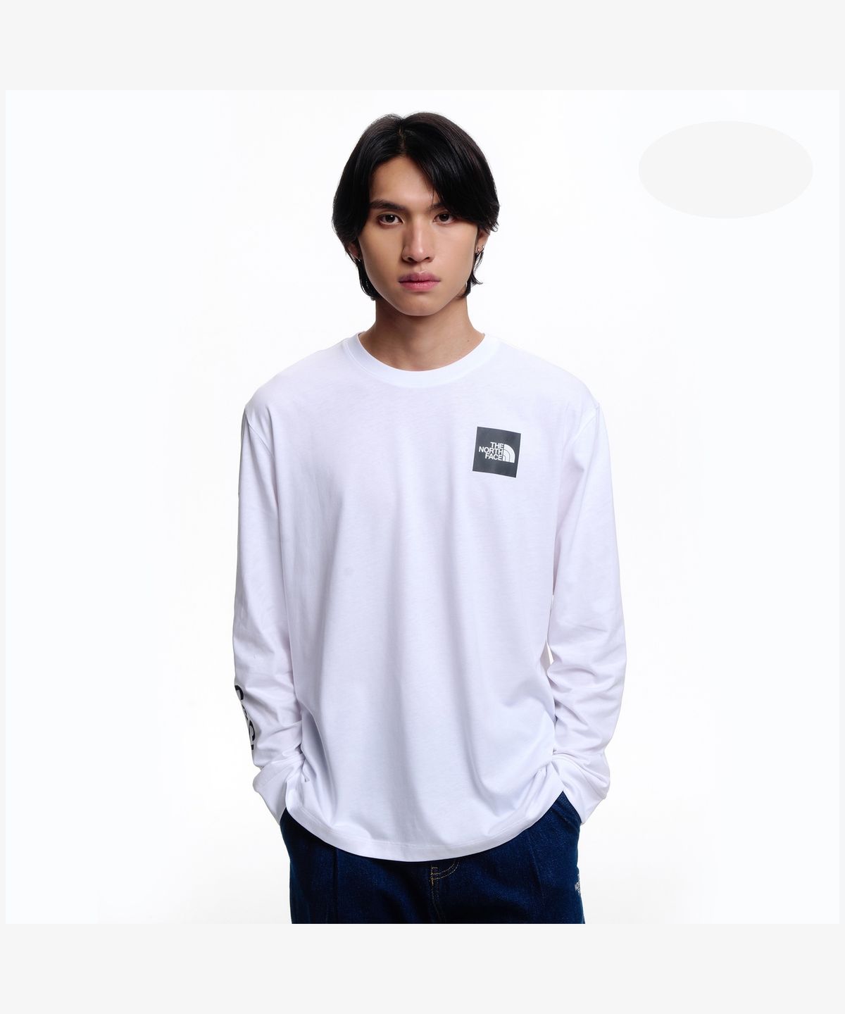 노스페이스(THE NORTH FACE) NT7TR59B TNF 코어 EX 긴팔 티셔츠 WHITE