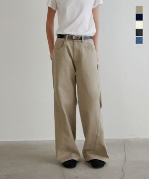 커브드 킹크 카펜터 팬츠 5Color