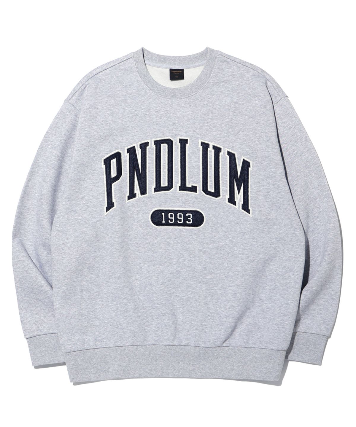 펜듈럼(PENDULUM) 아치 로고 아플리케 맨투맨 LP8TU743_MELANGE GREY