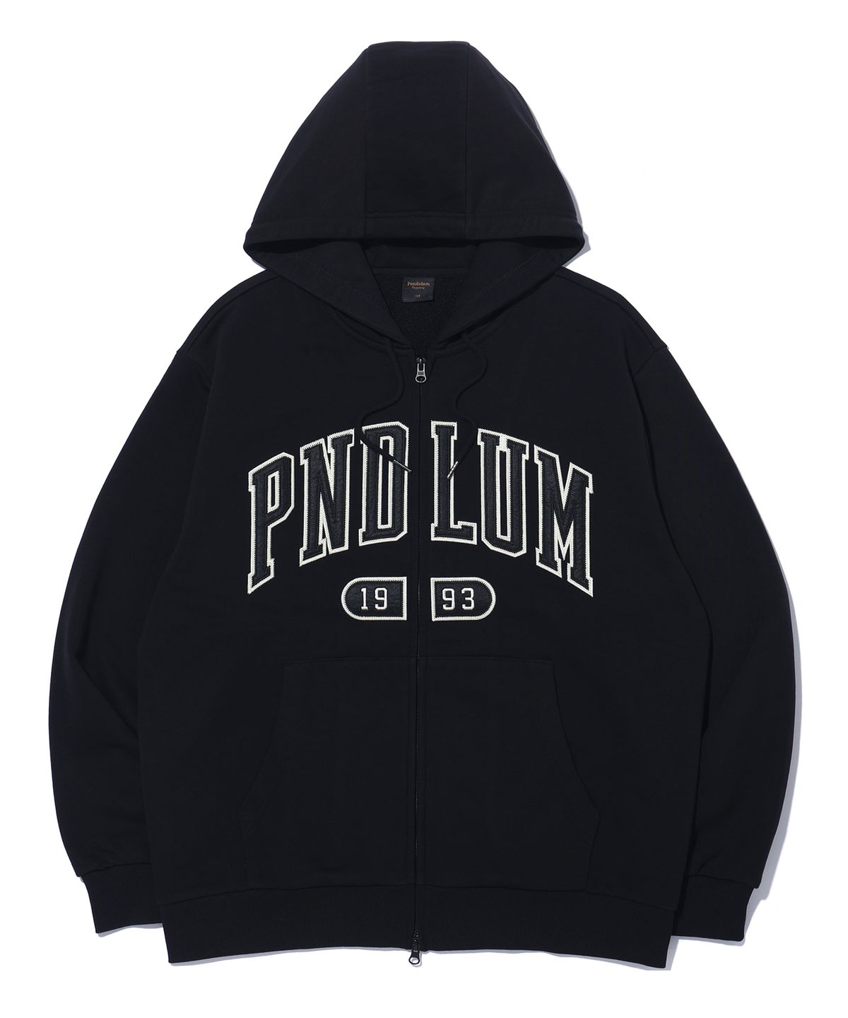 펜듈럼(PENDULUM) 아치 로고 아플리케 후드집업 LP8TU745_BLACK