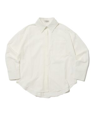 라이트피치 코튼 오버셔츠 (아이보리)