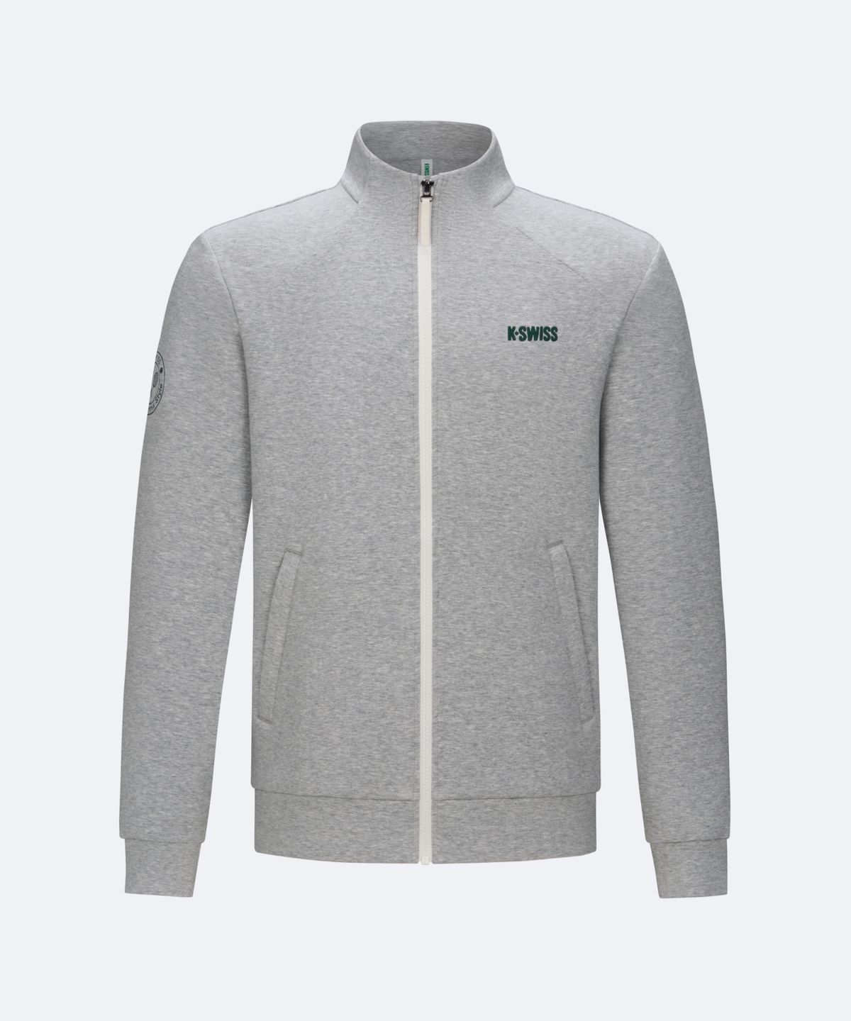 케이스위스(K-SWISS) 남성 실키 테크 니트 자켓_1KSTJFU002MG