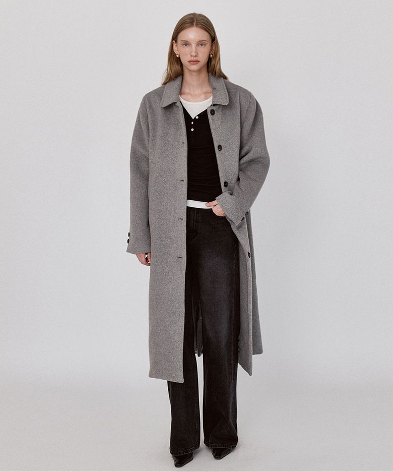 Classic Wool Single Coat - Gray