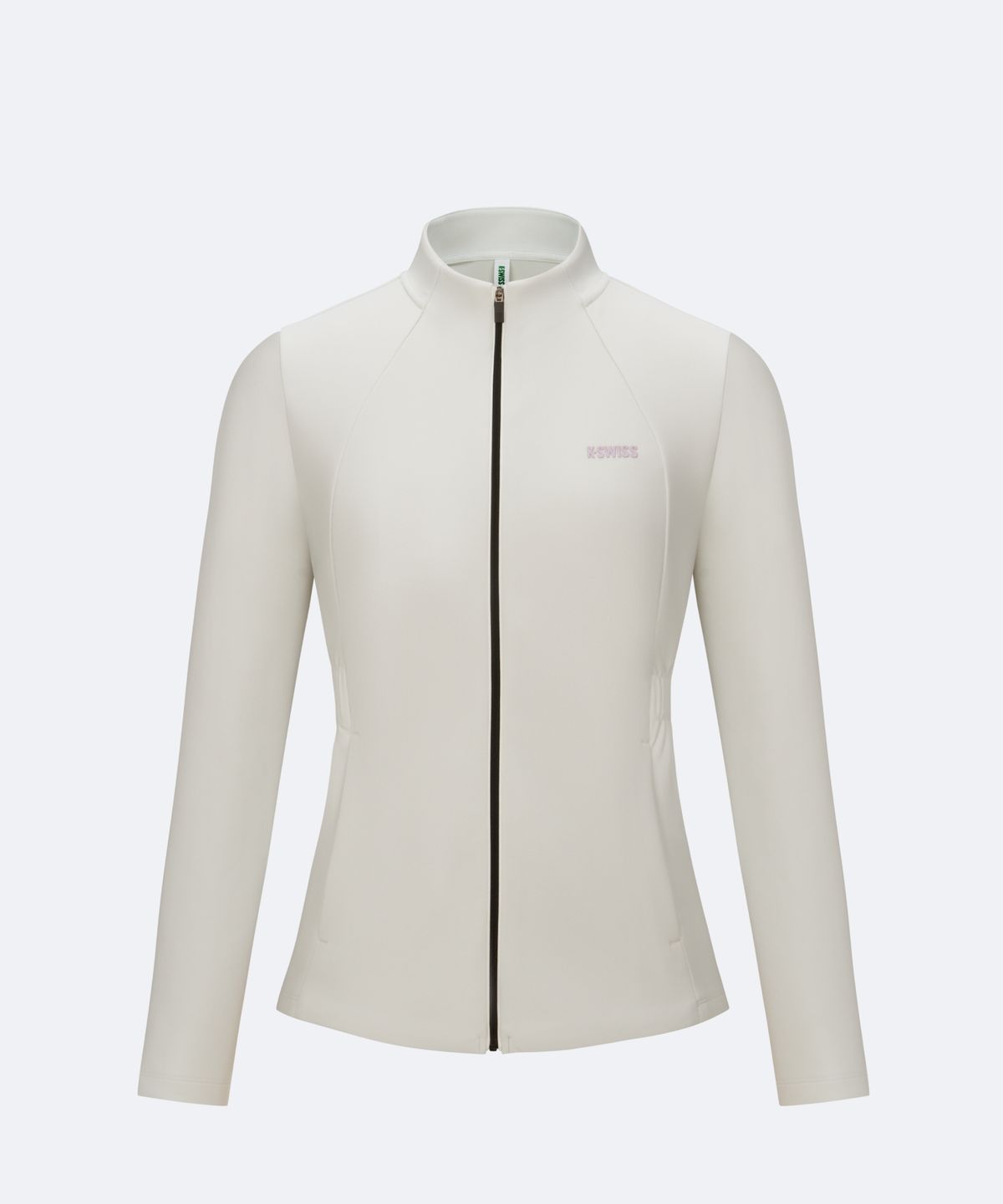 케이스위스(K-SWISS) 여성 피케 니트 자켓_1KSTJFU501LG