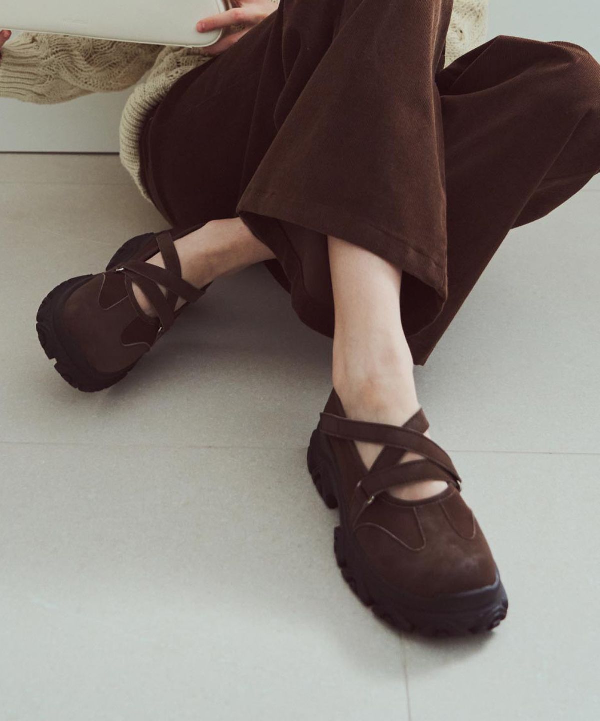 에이티티(ATT) X strap maryjane sneakers (att1003)